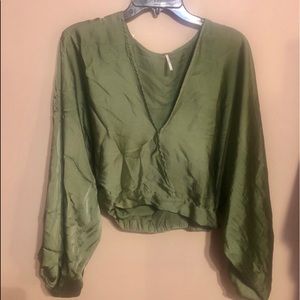 Free People silk top
